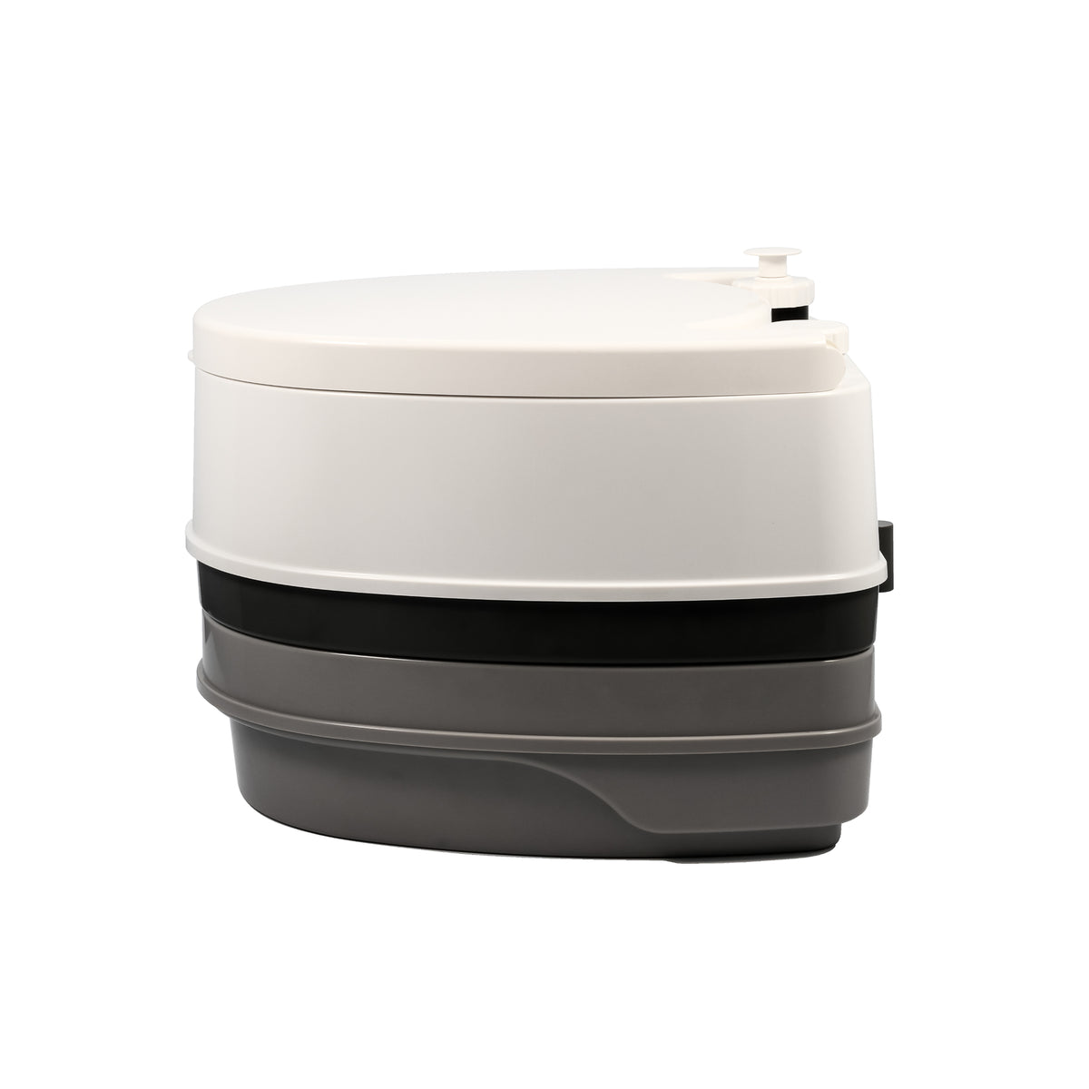 Camco 2.6 Gal Portable Toilet w Detachable Holding Tank & Carry Handle(Open Box)