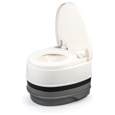 Camco 2.6 Gal Portable Toilet w Detachable Holding Tank & Carry Handle(Open Box)