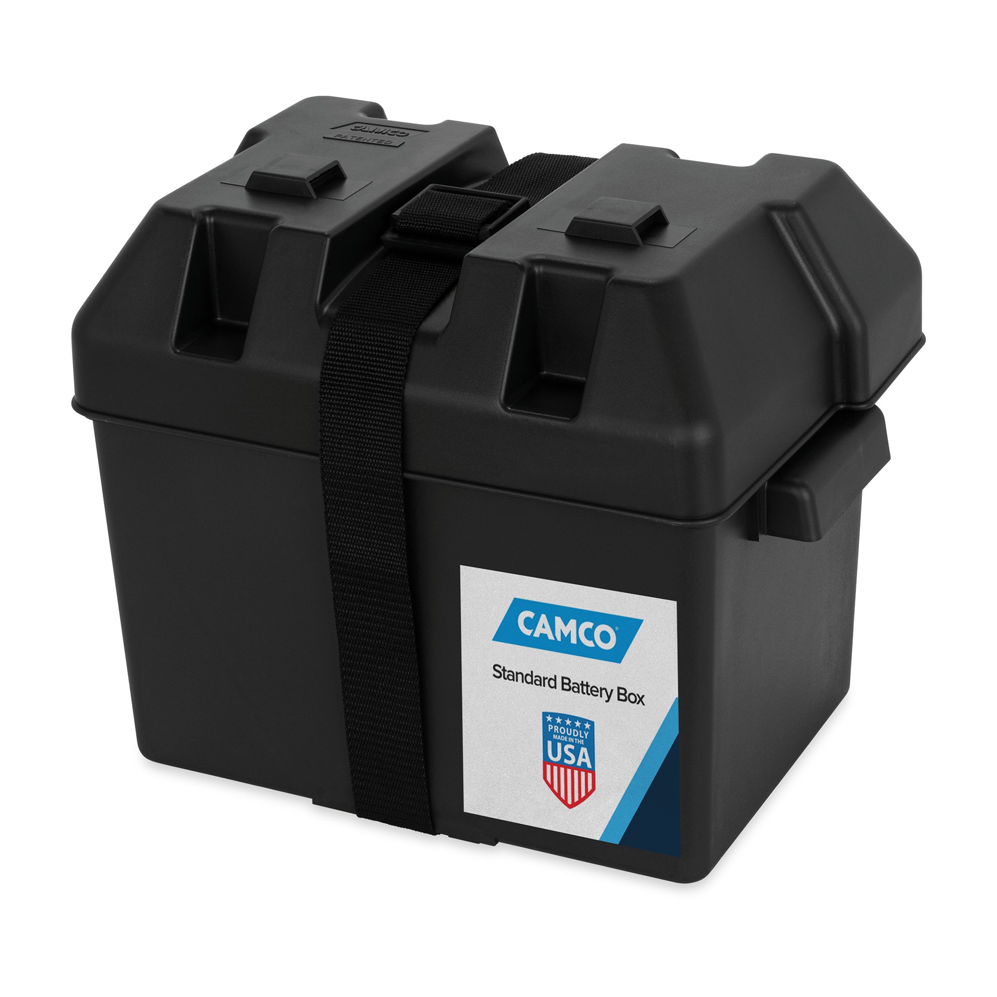 Camco Heavy Duty Group 24 Battery Box with Strap and Mounting Hardware(Open Box)