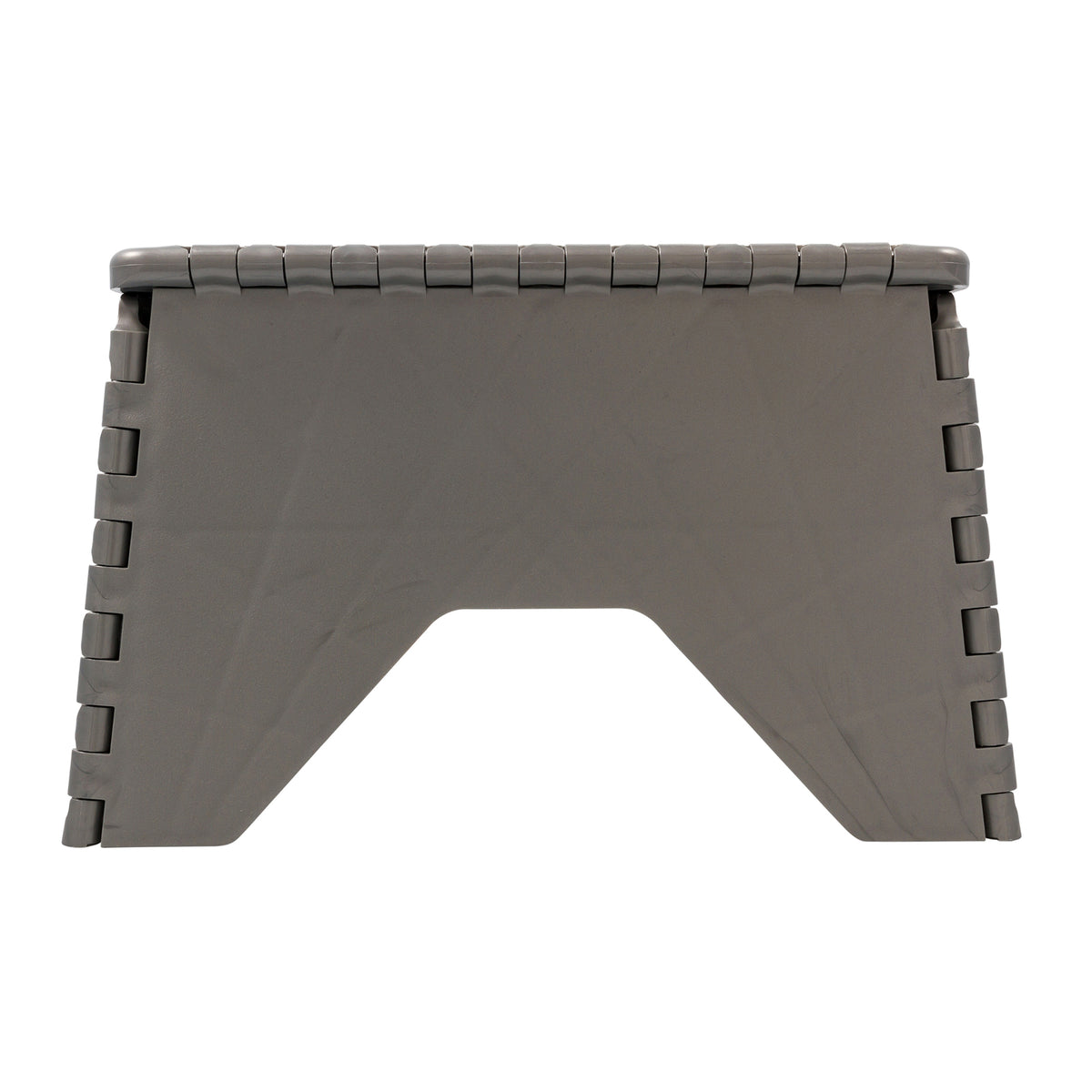 Camco 9" Folding Step Stool with Non-Skid Feet, Folds Flat for Storage, Silver - VMInnovations