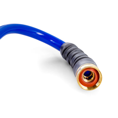 Camco 40 Foot Marine & Gardening Self Coiling Water Hose with Brass Fittings - VMInnovations