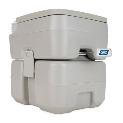 Camco 5.3 Gal Portable Toilet W Detachable Holding Tank & Carry Handle(Open Box)