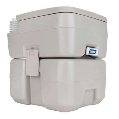 Camco 5.3 Gal Portable Toilet W Detachable Holding Tank & Carry Handle(Open Box)