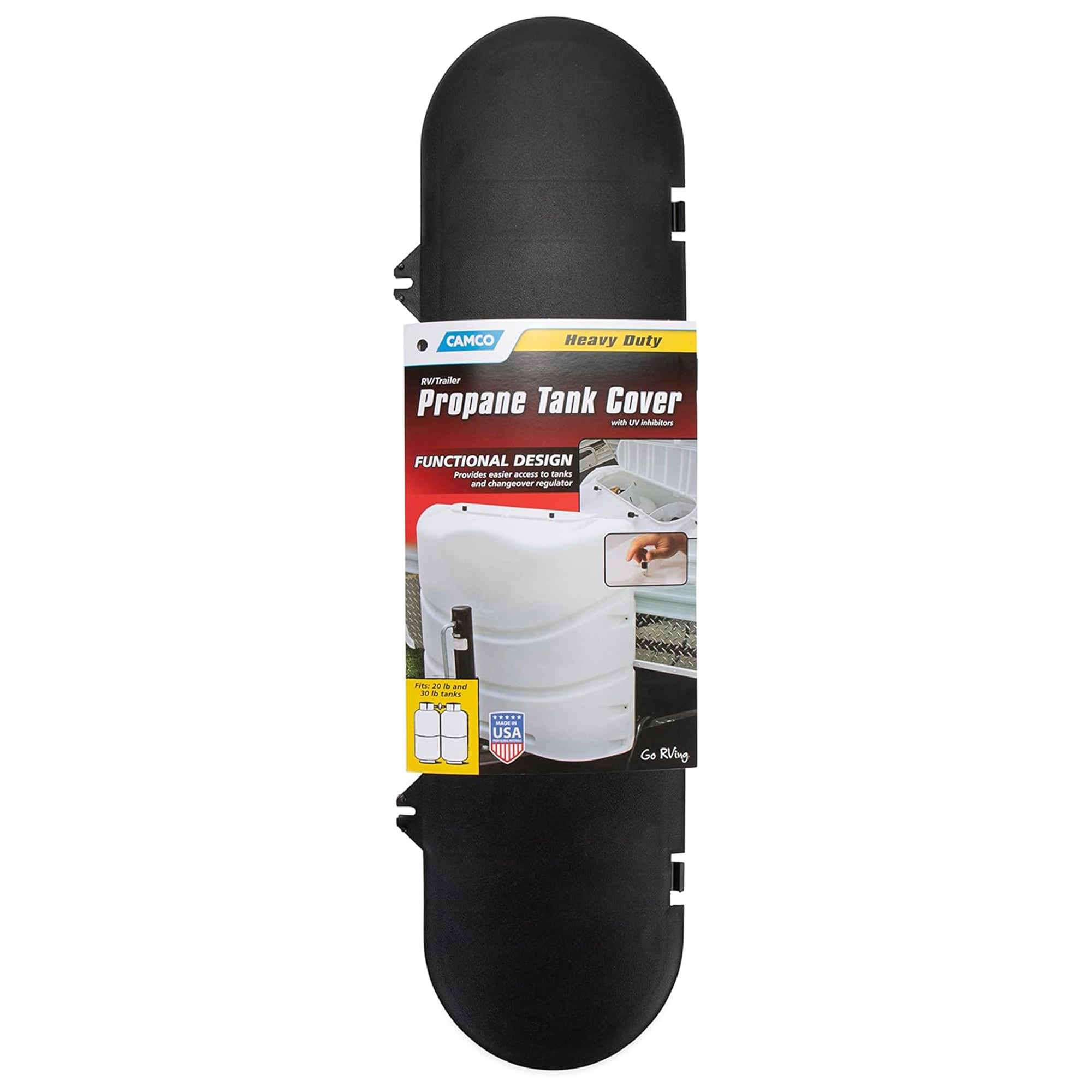 Camco Replacement Cap Kit with Attachment Hardware for RV Propane Tank Cover - VMInnovations