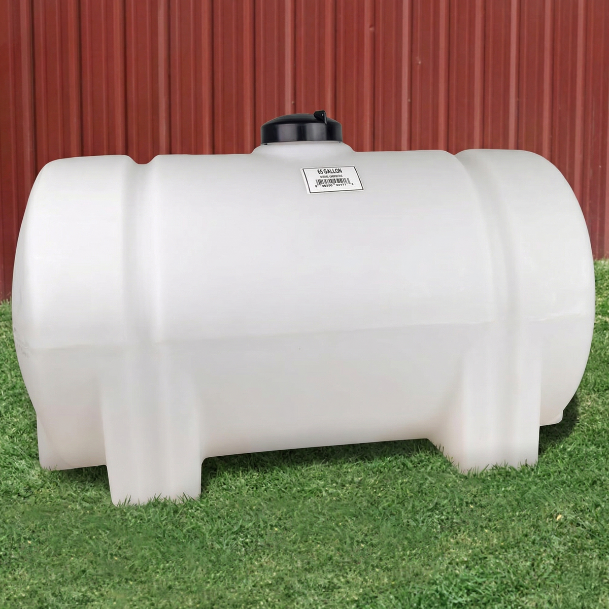 Norwesco 65 Gallon Horizontal Leg Utility Tank, Water Storage Container, (Used)