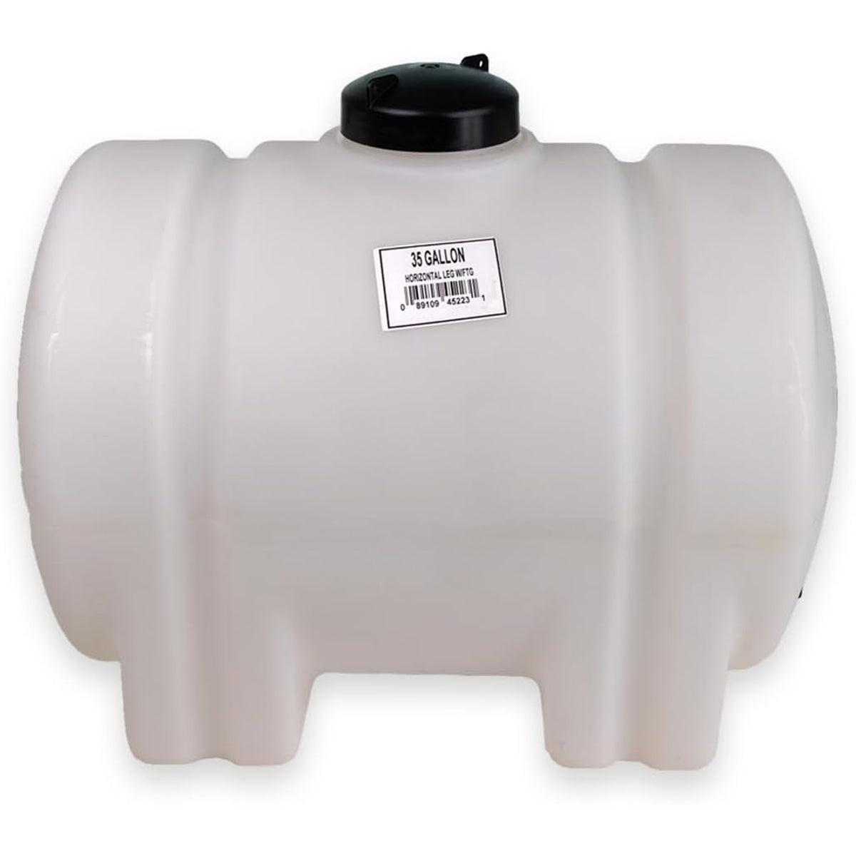 Norwesco 35 Gal Horizontal Leg Utility Tank, Water Storage Container (Open Box)