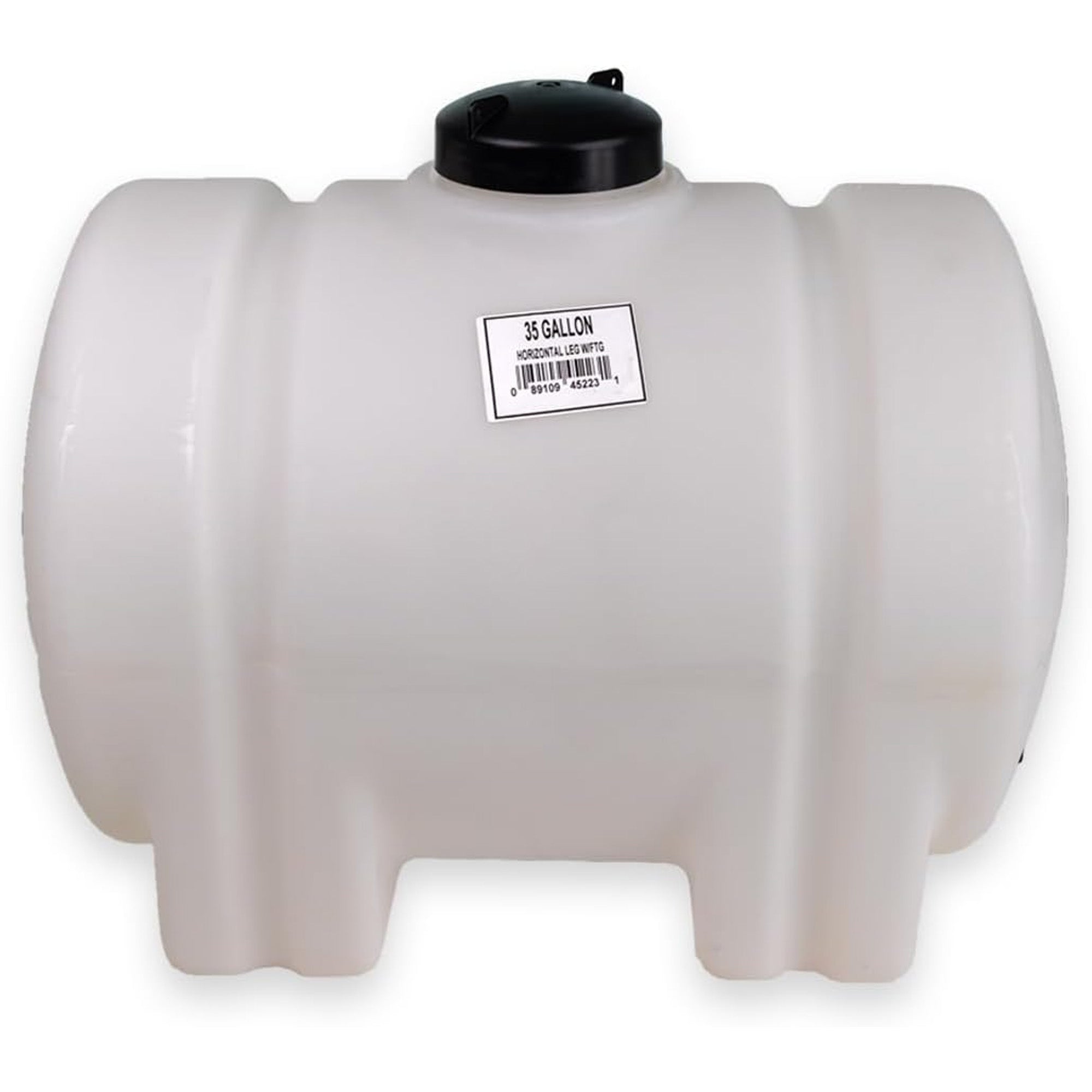 Norwesco 35 Gal Horizontal Leg Utility Tank, Water Storage Container (Open Box)