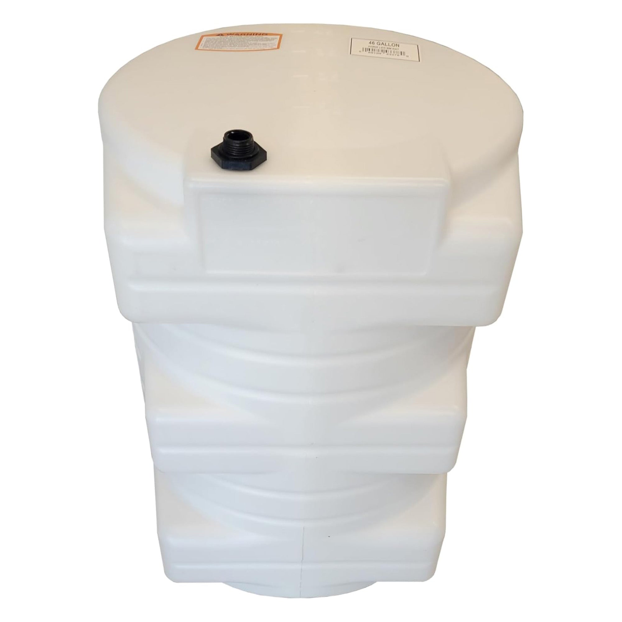 Norwesco 46 Gallon Horizontal Leg Utility Tank, Water Storage Container, White - VMInnovations