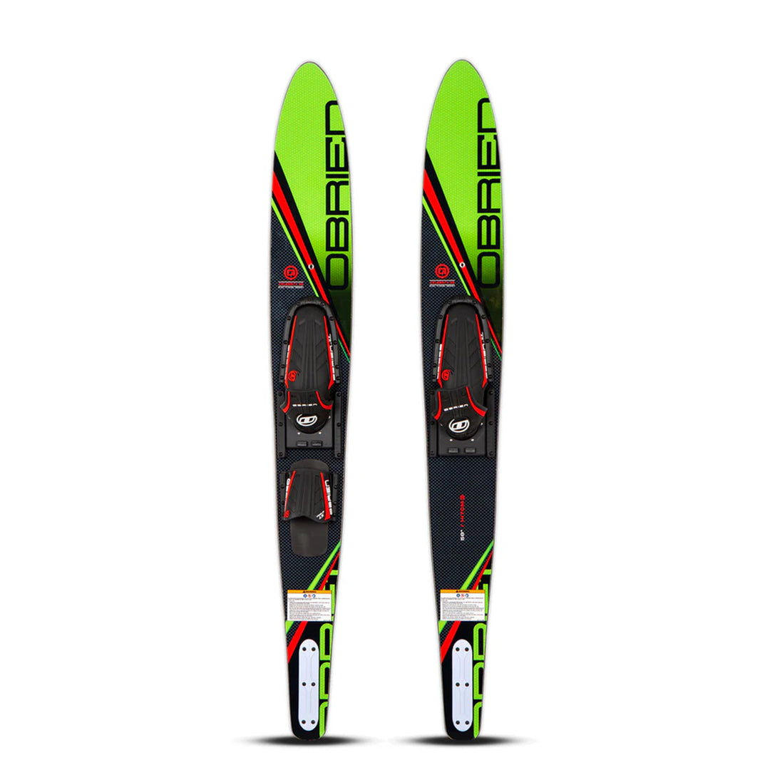 O'Brien Watersports Celebrity 58" Combo Waterskis w/ Jr. X-7 and Rear Toe Plate