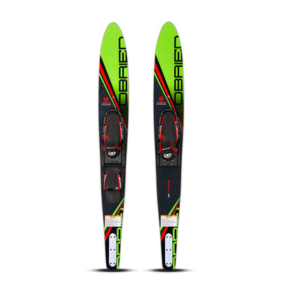 O'Brien Watersports Celebrity 58" Combo Waterskis w/ Jr. X-7 and Rear Toe Plate - VMInnovations