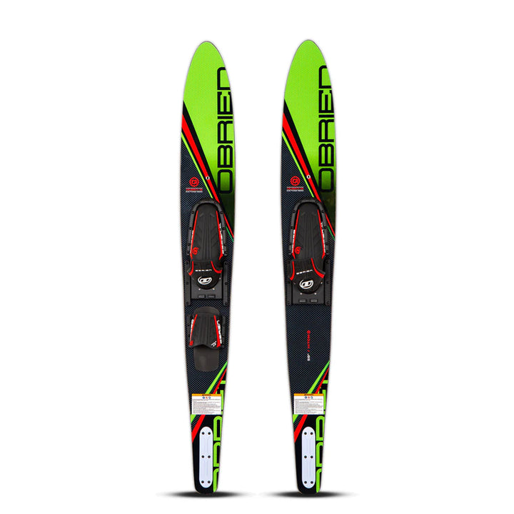 O'Brien Watersports Celebrity 58" Combo Waterskis w/ Jr. X-7 and Rear Toe Plate