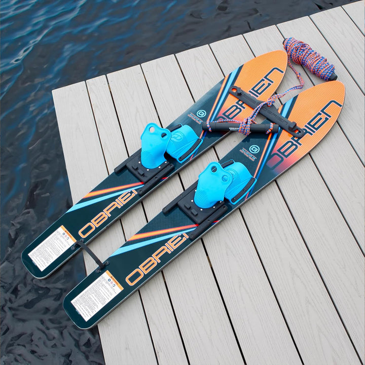 O'Brien Watersports All-Star Platform Trainers, 46" Towable Waterskis for Kids - VMInnovations