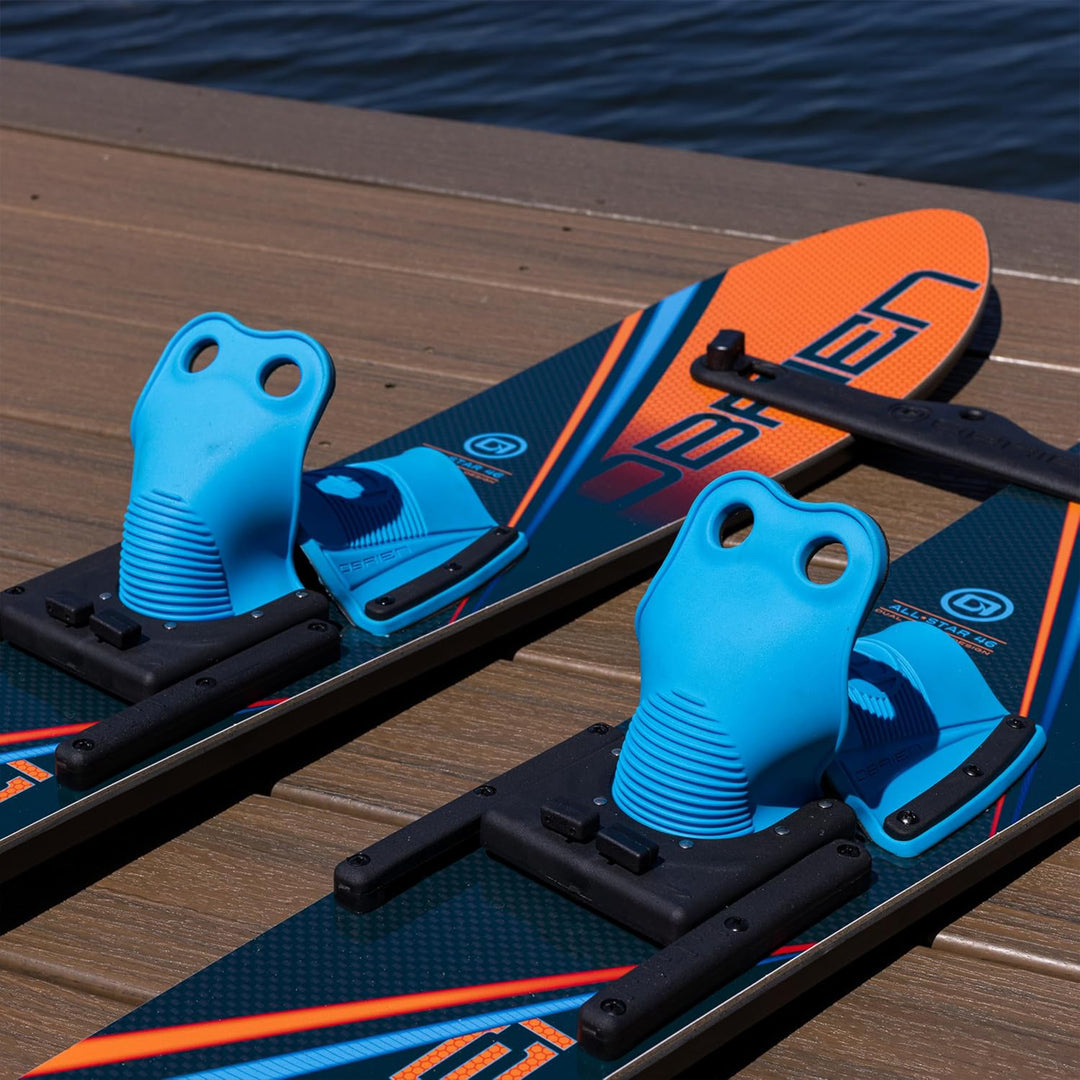 O'Brien Watersports All-Star Platform Trainers, 46" Towable Waterskis for Kids - VMInnovations