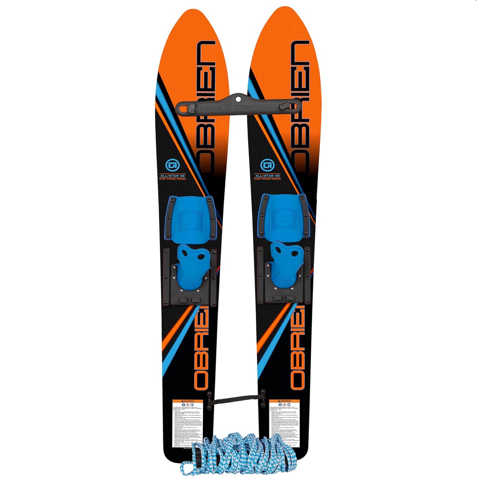 O'Brien Watersports All-Star Platform Trainers, 46" Towable Waterskis for Kids - VMInnovations