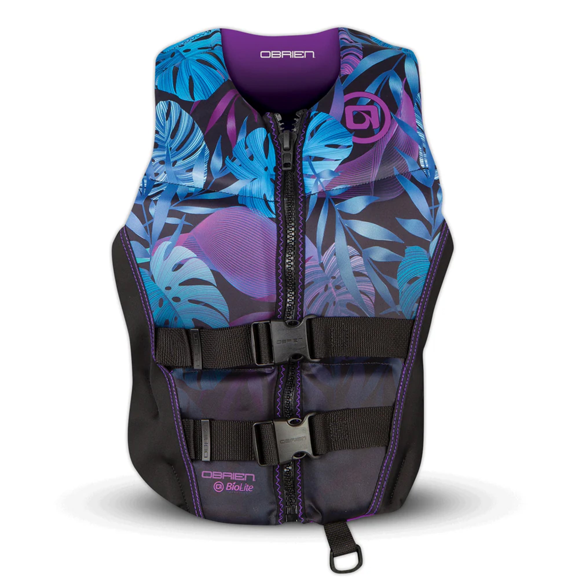 O'Brien Women's V-Back Neoprene USCGA Life Jacket w/ Zipper & Belts (Open Box) - VMInnovations
