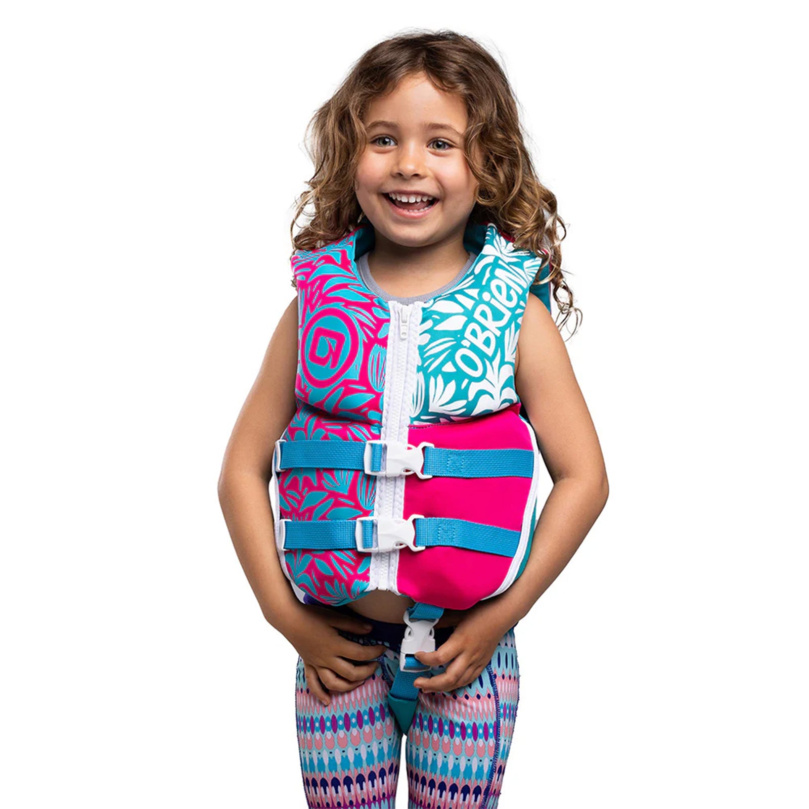 O'Brien Infant Neoprene Life Jacket for Lakes, Pools, Boating, & Swimming, Pink - VMInnovations