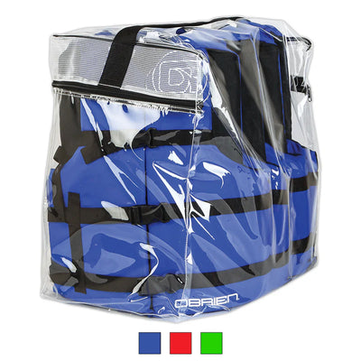 O'Brien Adult One Size Nylon USCGA Life Jacket with Belts, Pack of 4, Blue - VMInnovations
