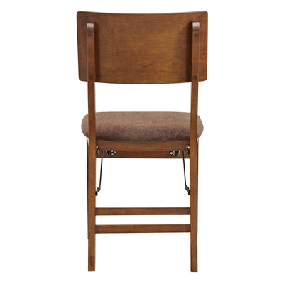 Stakmore Solid Wood Folding Dining Chairs with Padded Seat, Fruitwood (Open Box) - VMInnovations