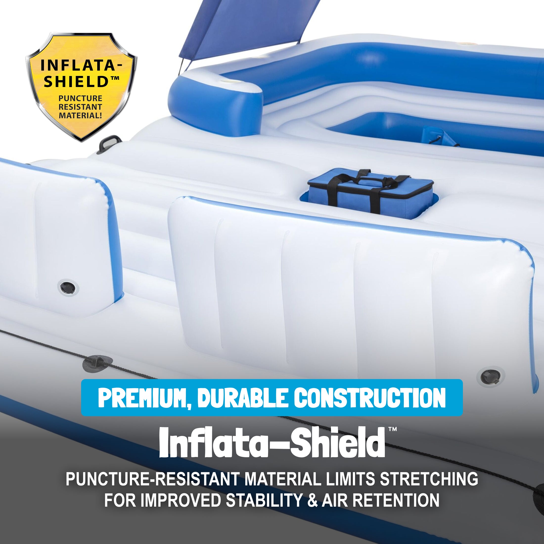 Bestway Hydro-Force Tropical Breeze 6 Person Inflatable Party Island (Open Box)