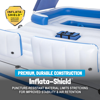 Bestway Hydro-Force Tropical Breeze 6 Person Inflatable Party Island (Open Box)
