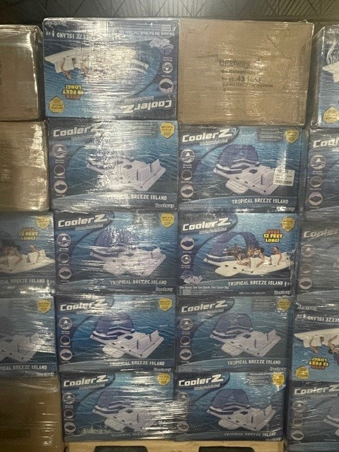 BULK Bestway Tropical Breeze Floating Island Lounge (Pallet of 30)(Open Box) - VMInnovations