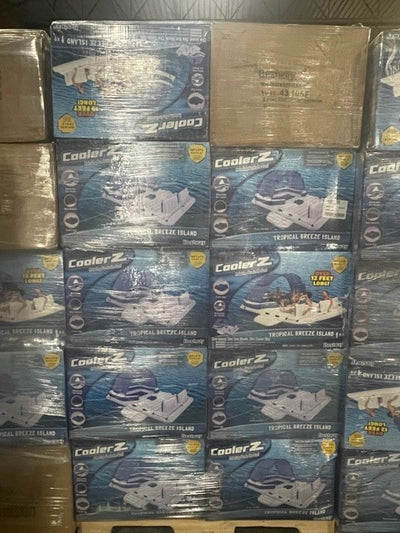 BULK Bestway Tropical Breeze Floating Island Lounge (Pallet of 30)(Open Box) - VMInnovations
