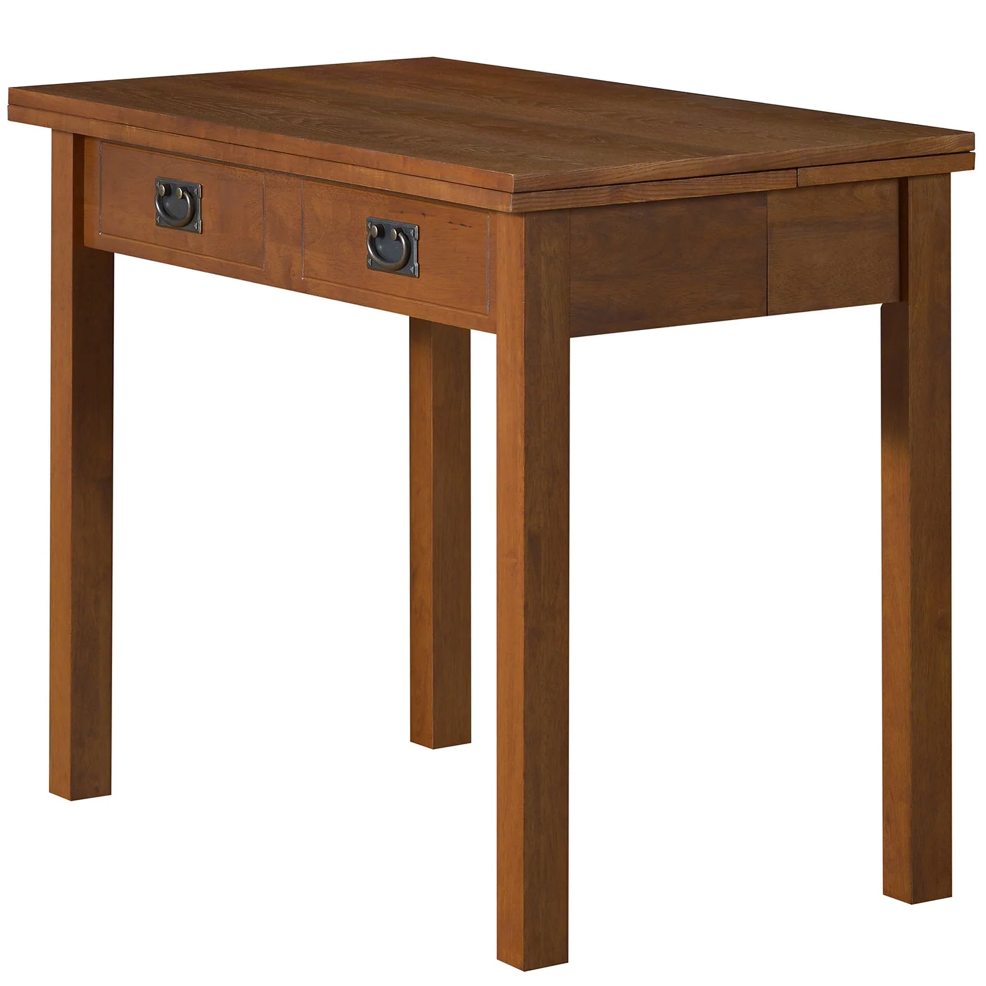 Stakmore 6-Seater Wooden Expandable Dining Table with 2 Leaves, Fruitwood Frame - VMInnovations