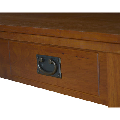 Stakmore 6-Seater Wooden Expandable Dining Table with 2 Leaves, Fruitwood Frame - VMInnovations