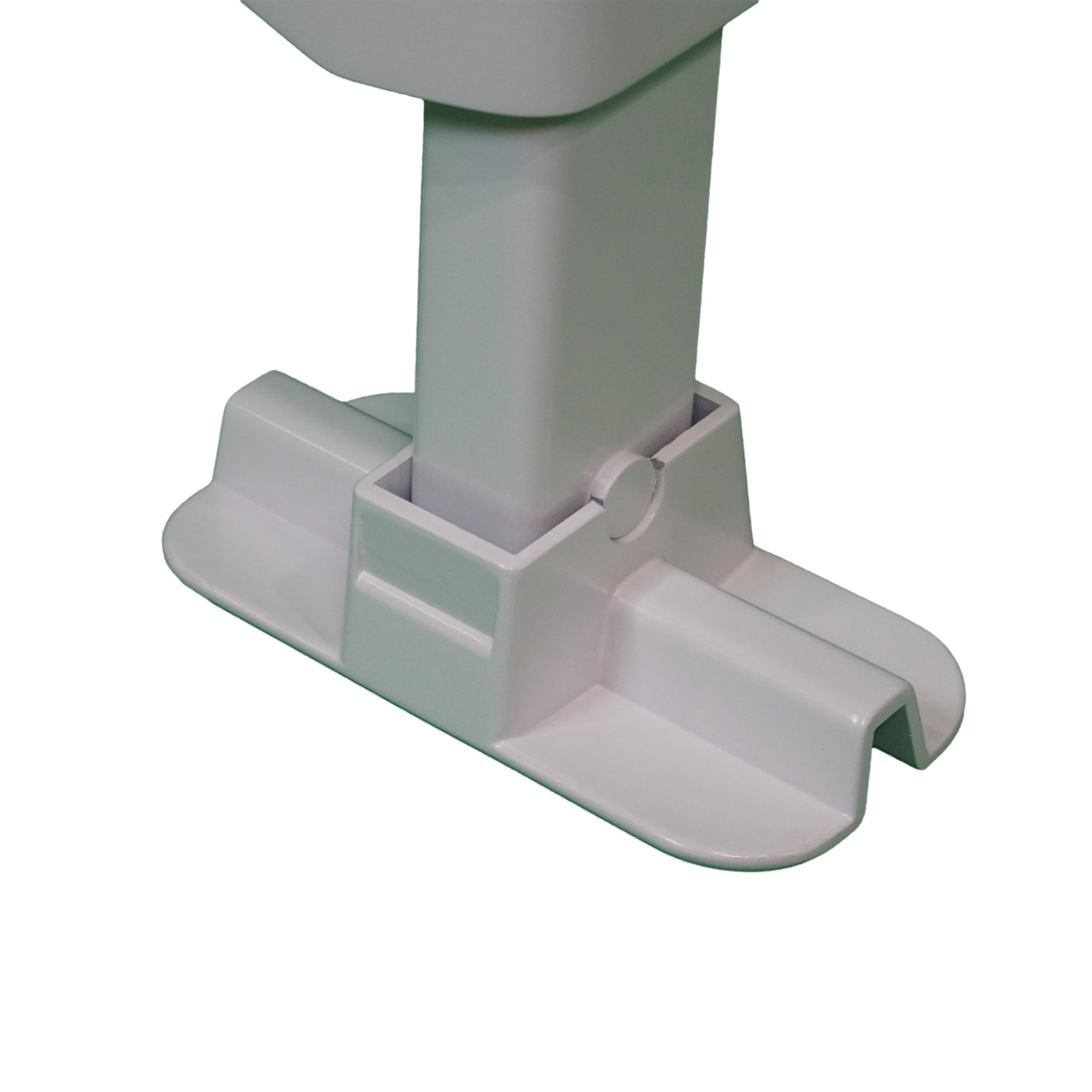 Above Ground Pool Deck STep Ladder, 4-Step Resin Safety Frame, Gray (Open Box) - VMInnovations