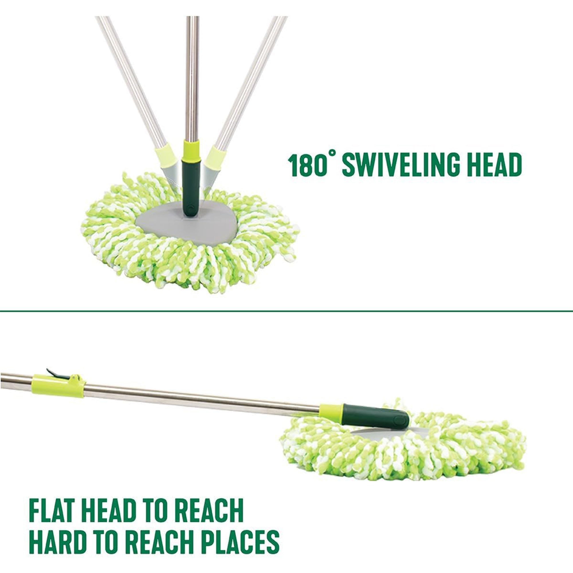 Pine-Sol Spin Mop & Bucket Cleaning Set for Hardwood Floors w/ Extendable Handle - VMInnovations