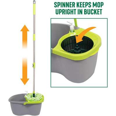 Pine-Sol Spin Mop & Bucket Cleaning Set for Hardwood Floors (Open Box)
