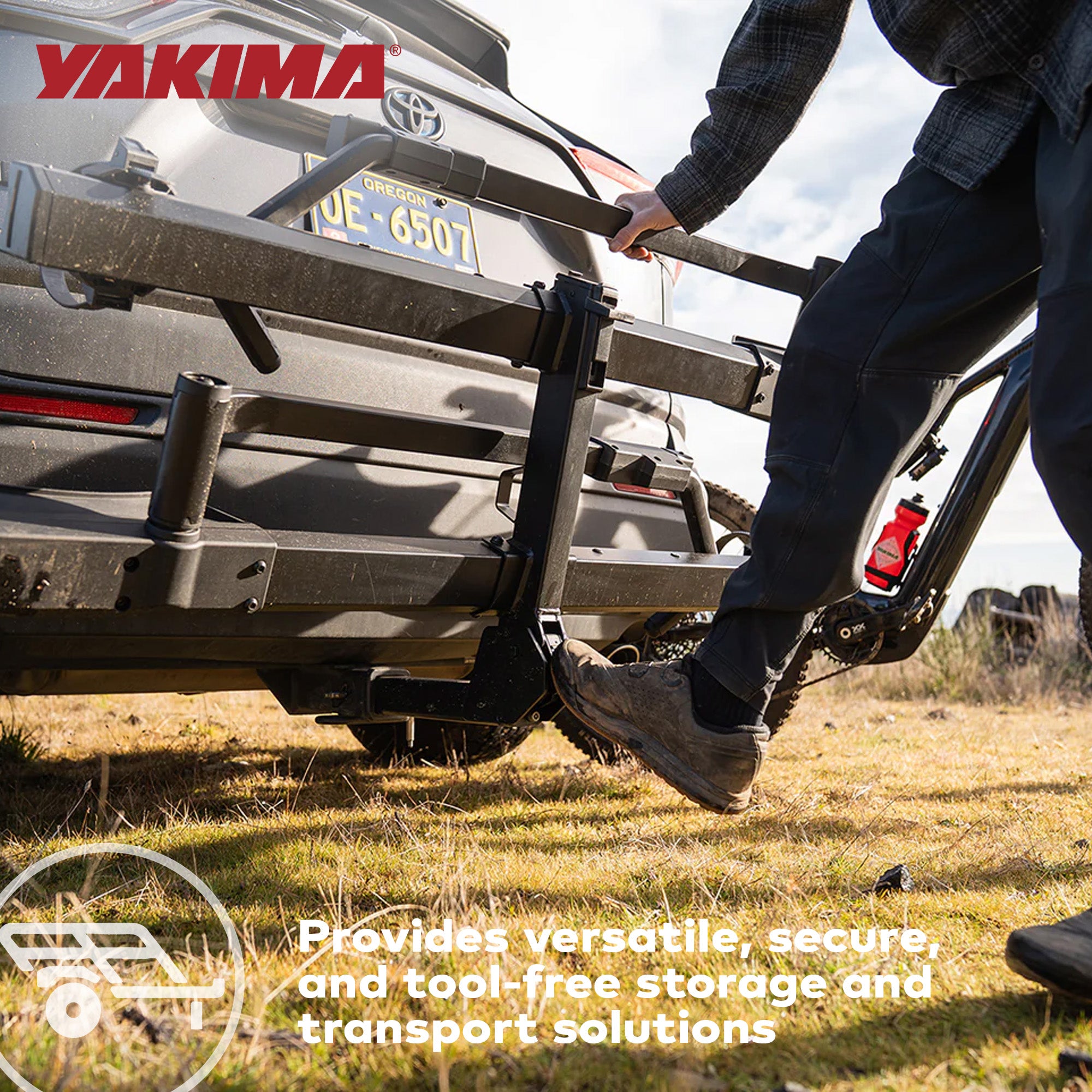 Yakima StepUp 2-Bike Wheel-Mount Rack, Rear Carrier, Fits 2" Receivers(Open Box) - VMInnovations