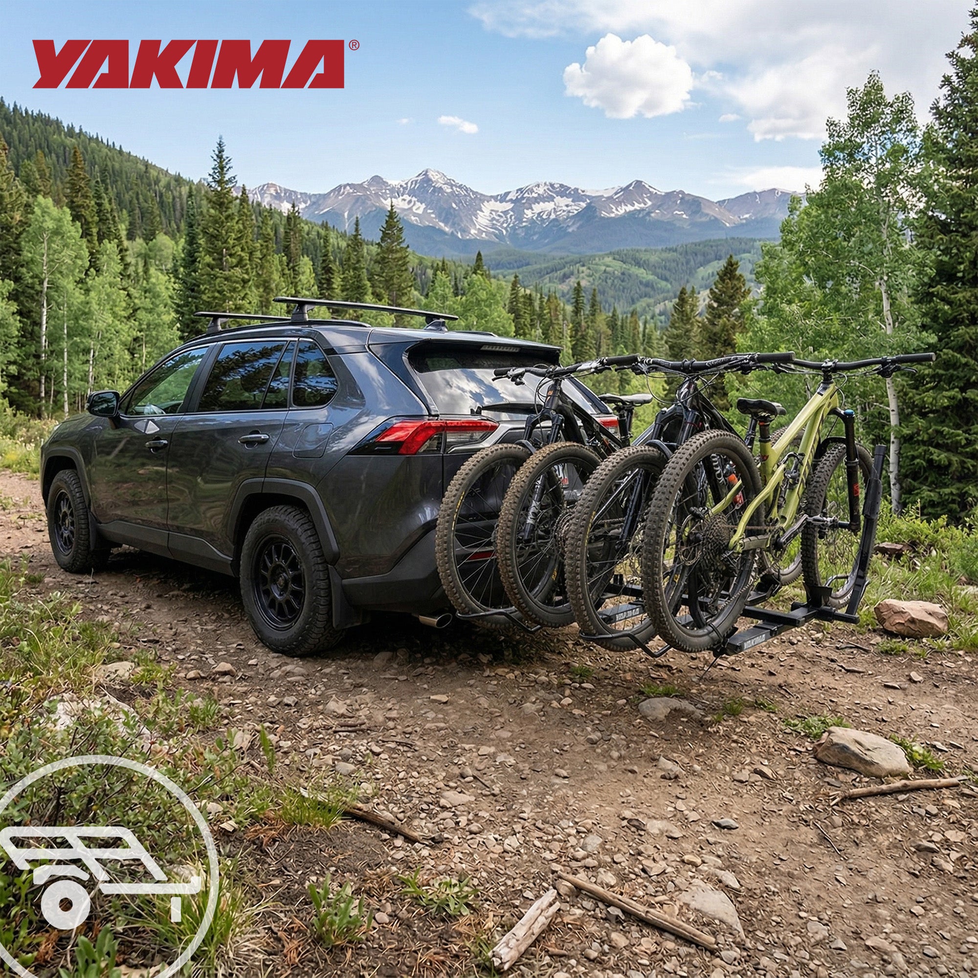 HoldUp +2 Add-On Metal Bike Rack Extension for 2-in Hitch Receivers (Open Box)