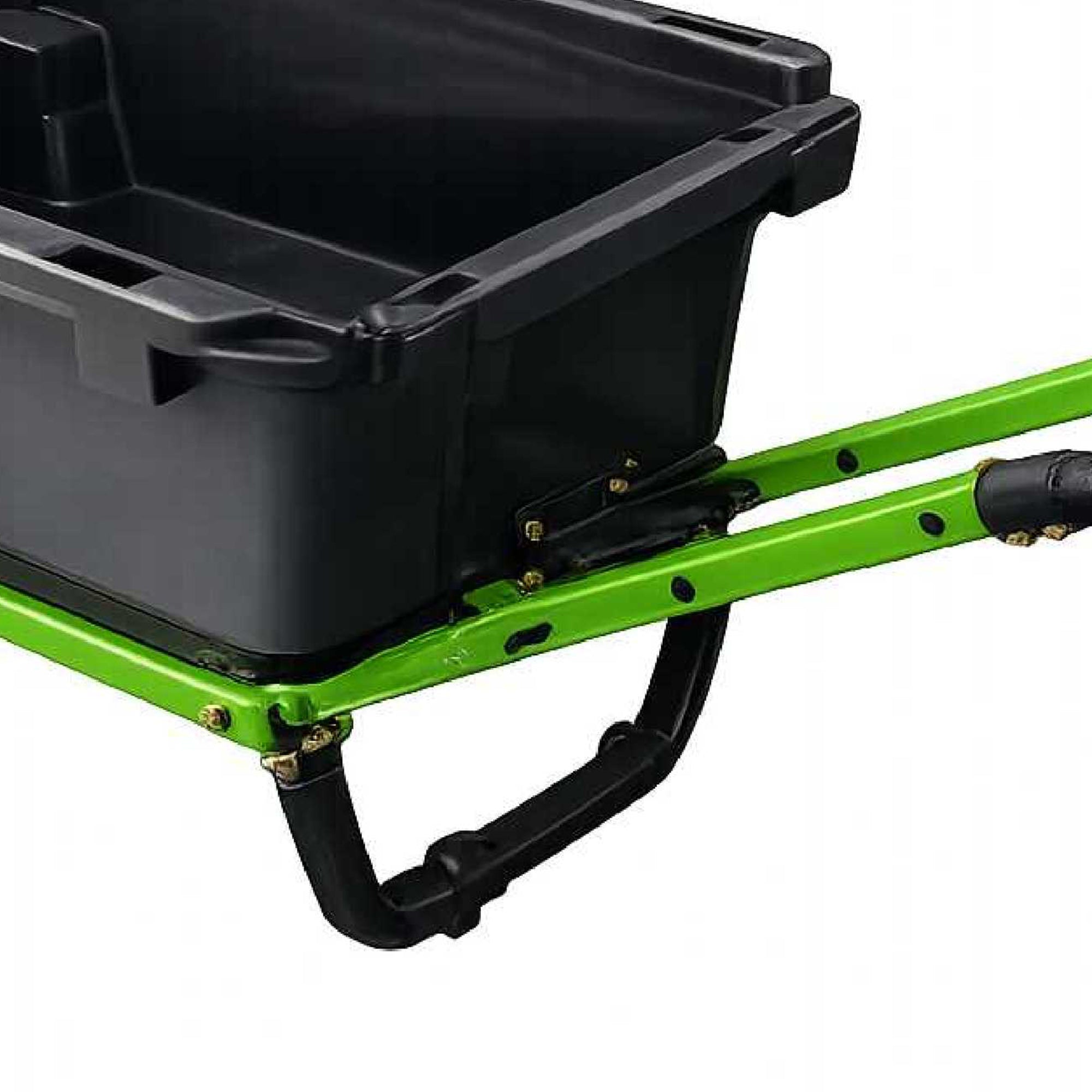 Yard Tuff 7 Cu Ft Poly Yard Cart Wheelbarrow, Tow Behind, 600 Lb Capacity
