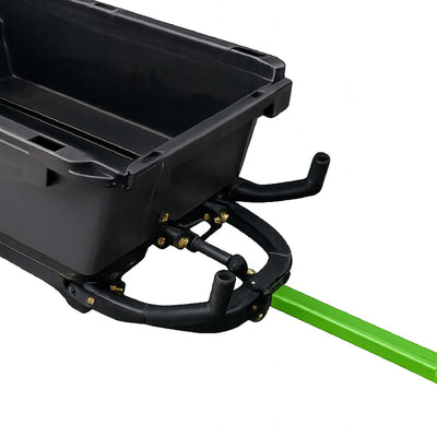 Yard Tuff 7 Cu Ft Poly Yard Cart Wheelbarrow, Tow Behind, 600 Lb Capacity