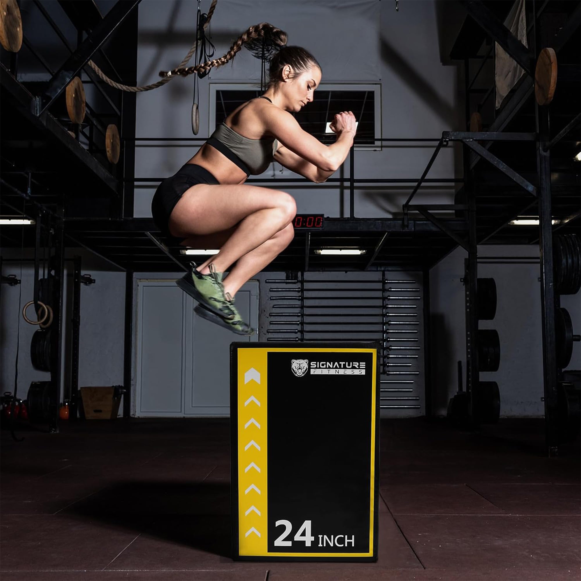 BalanceFrom 3-in-1 Foam Plyometric Jump Box, Workout Platform for Home or Gym