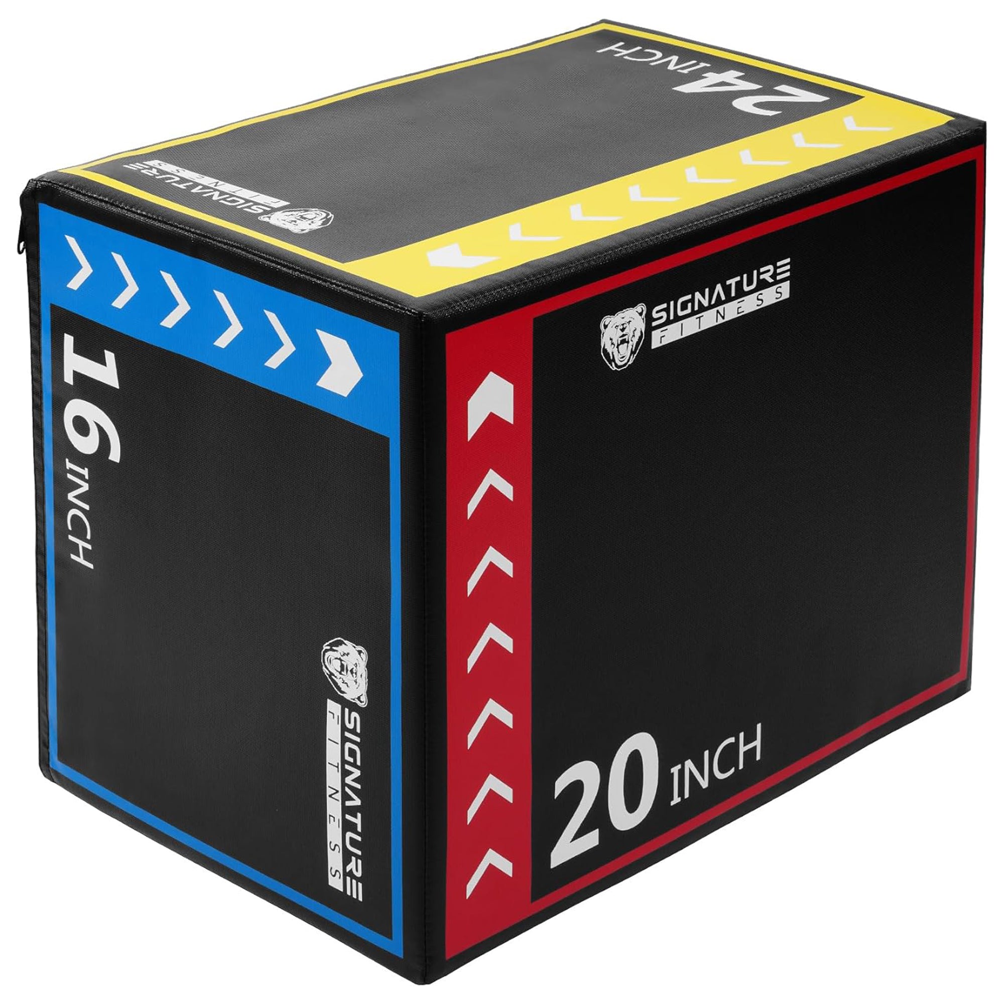 BalanceFrom 3-in-1 Foam Plyometric Jump Box, Workout Platform for Home or Gym - VMInnovations