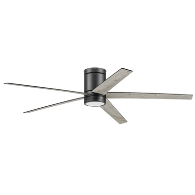 Honeywell Graceshire 60 Inch Ceiling Fan with LED Light and Remote, Matte Black - VMInnovations