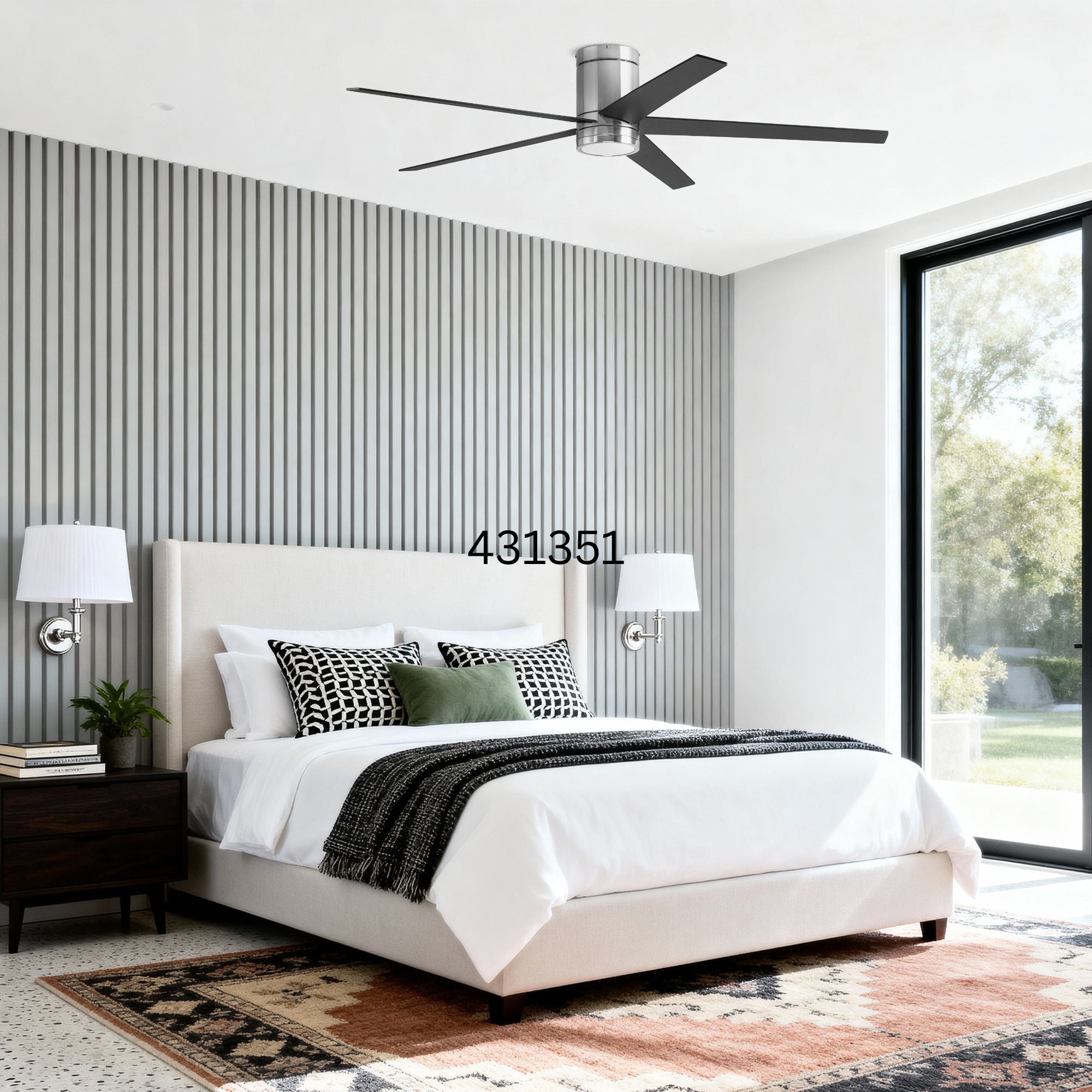 Honeywell Graceshire 52 Inch Ceiling Fan with LED Light and Remote (Open Box)