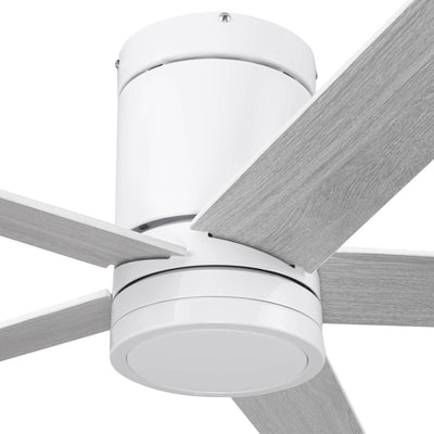 Honeywell Graceshire 60 Inch Ceiling Fan with LED Light & Remote, Brushed Nickel - VMInnovations