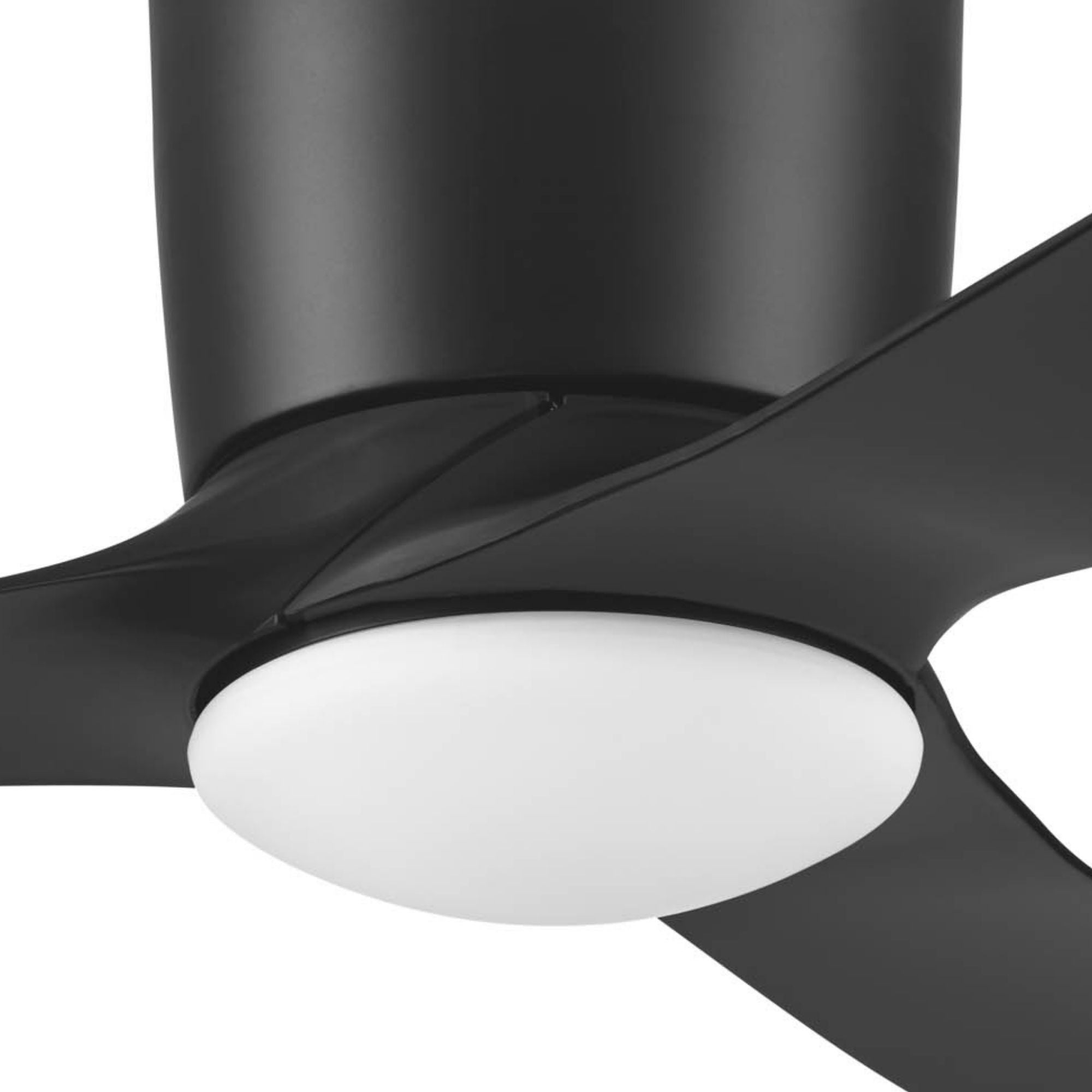 Honeywell Lynton 52" Ceiling Fan, Damp-Rated w/ LED Light & Remote, Matte Black - VMInnovations