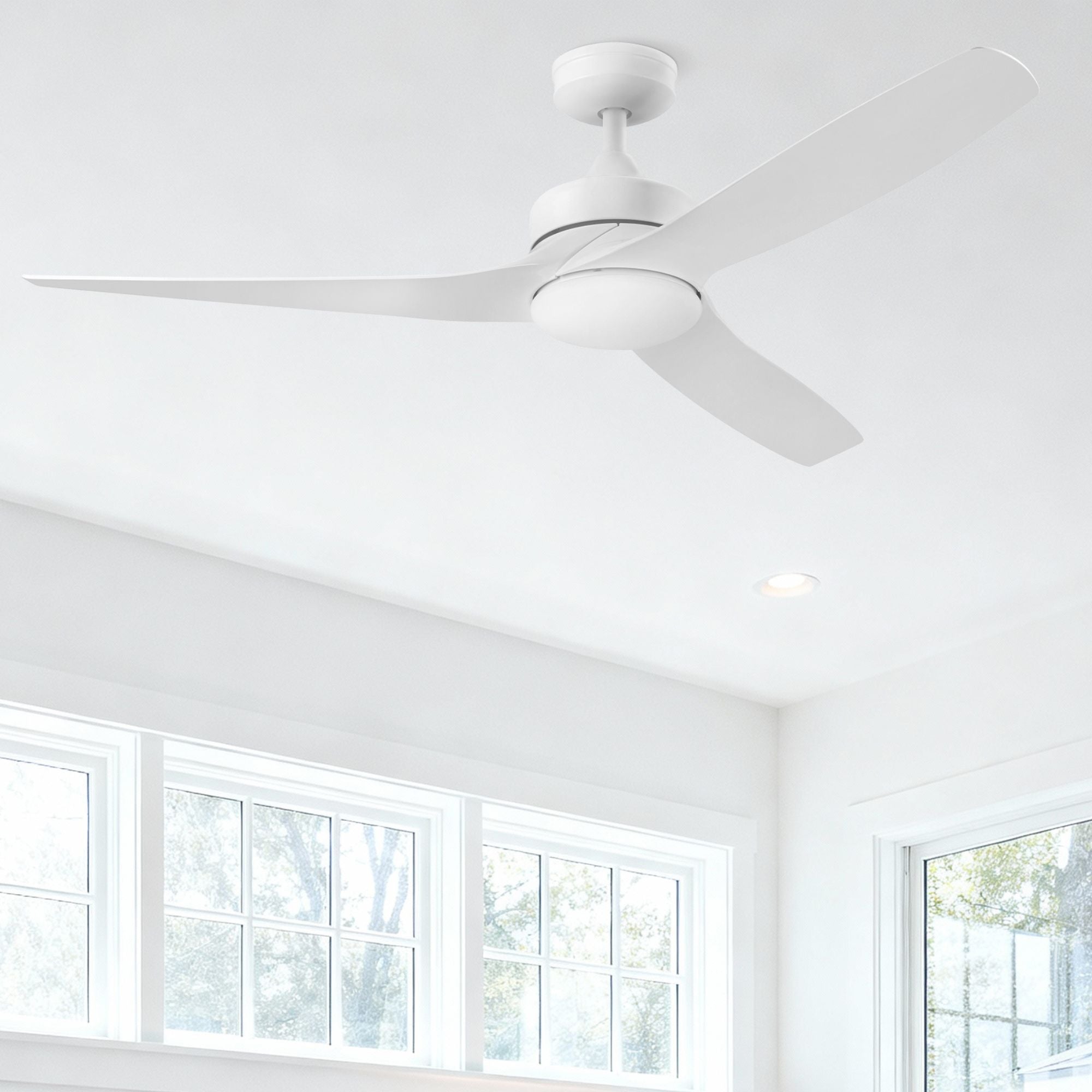 Honeywell 52" Dual Mount Indoor Ceiling Fan w/ LED Light & Remote (Open Box)