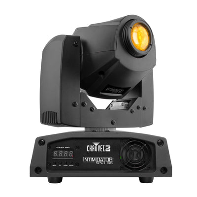 4 Chauvet DJ Intimidator Spot 155 LED DMX Yoke Lights + ADJ myDMX 2.0 Controller - VMInnovations