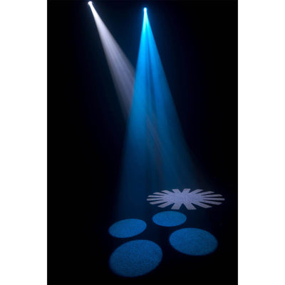 4 Chauvet DJ Intimidator Spot 155 LED DMX Yoke Lights + ADJ myDMX 2.0 Controller - VMInnovations