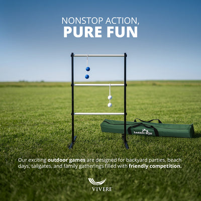 Ladder Golf Extreme Metal Tournament Edition Ladder Ball Toss Game Set(Open Box) - VMInnovations