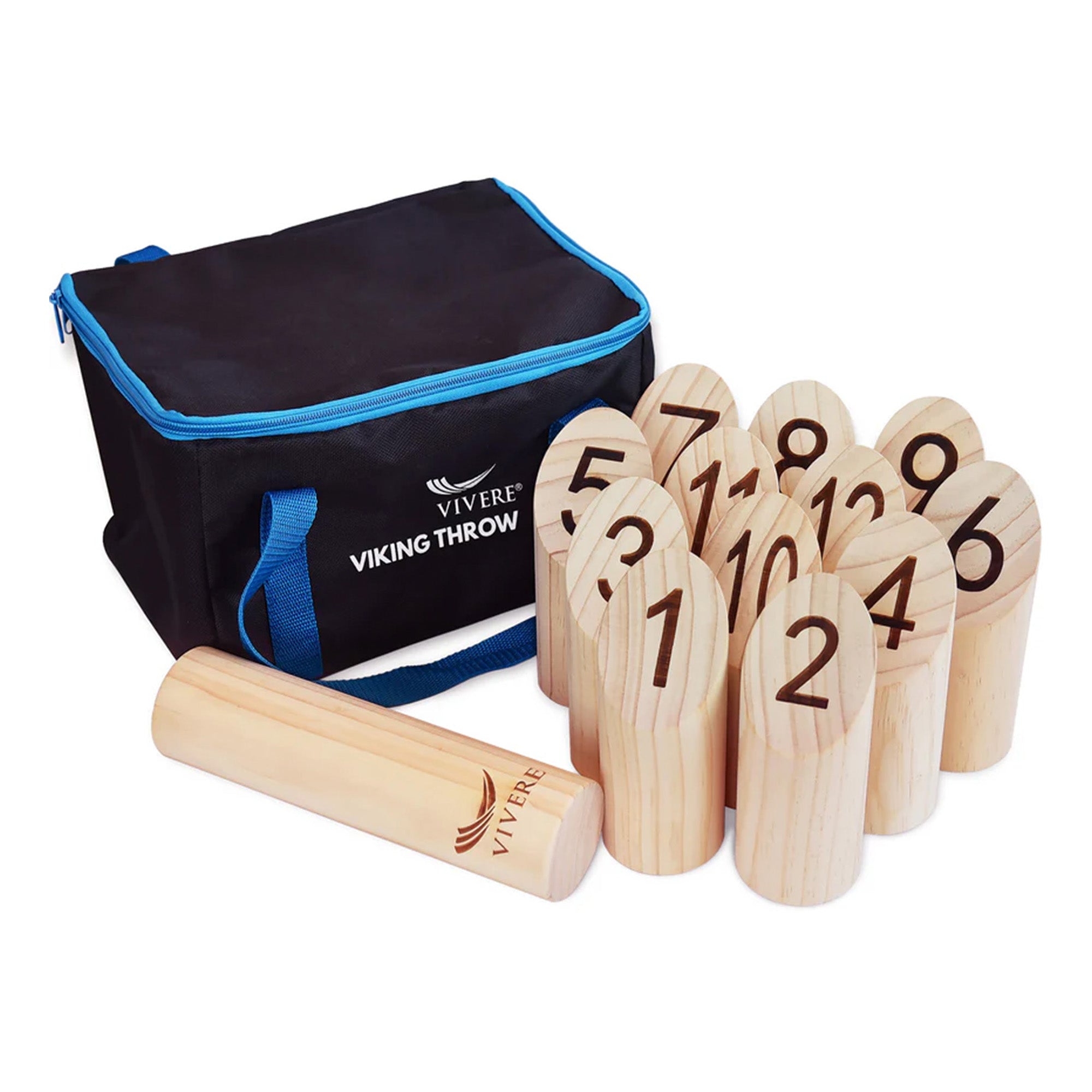 Vivere Viking Throw Tournament Edition Outdoor Game Set for Lawn & Backyard Play (Open Box)