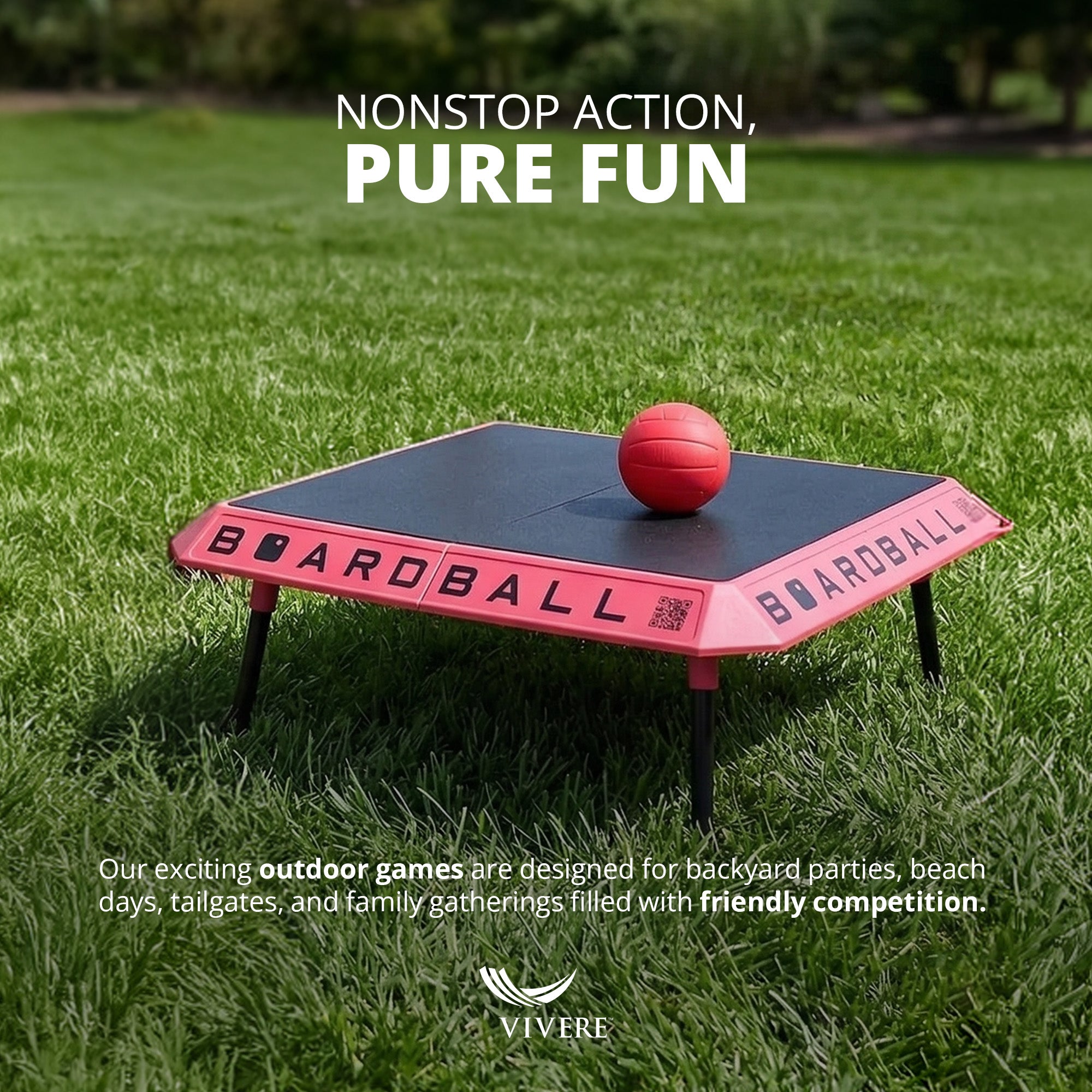 Boardball Sport Volleyball Board Game Set w Pump for Indoor & Outdoor Play(Used) - VMInnovations