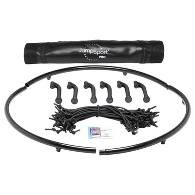 JumpSport 44" PRO Fitness Firm Trampoline, Model 550 Exercise Rebounder, Black