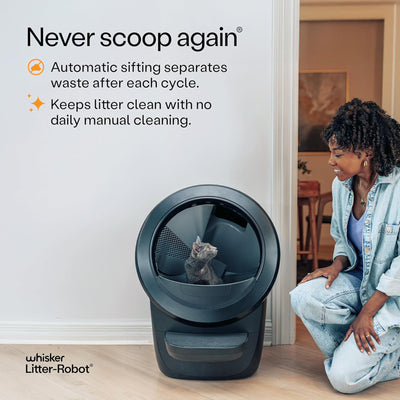 Litter-Robot 4 Supply Bundle by Whisker, Self-Cleaning Cat Litter Box(Open Box) - VMInnovations