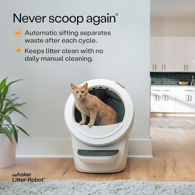 Litter-Robot 4 Supply Bundle by Whisker, Self-Cleaning Cat Litter Box, (Used) - VMInnovations